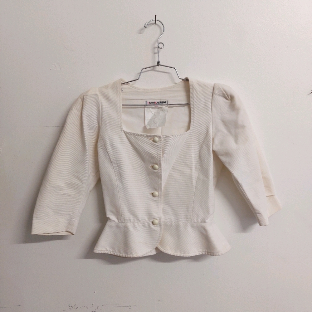 Vintage 80's Yves Saint Laurent Rive Gauche Blouse